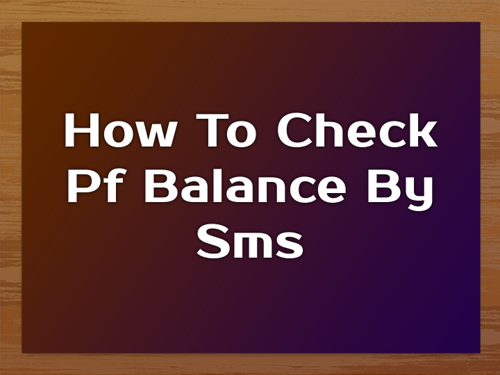 check-pf-balance-sms